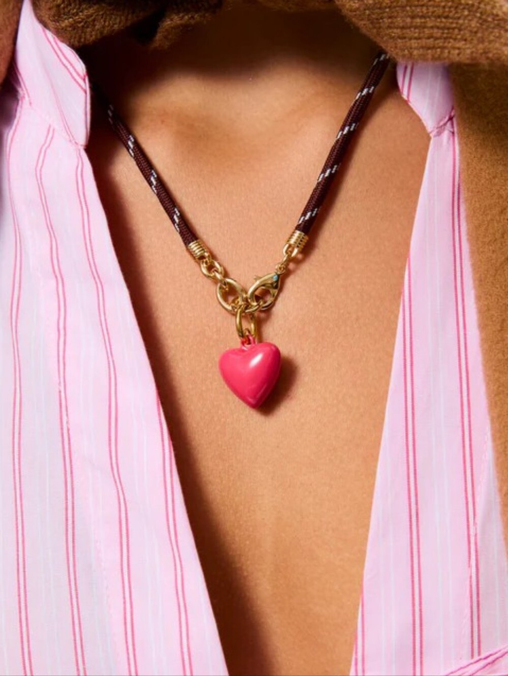 Roxanne Assoulin The Happy Cord Charm Necklac